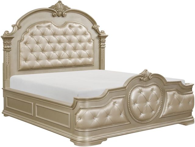 Homelegance® Antoinetta Champagne Bed-0