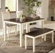 Jofran Inc. Decatur Lane Autumn Brown/White Dining Side Chair-1