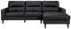 Homelegance® Lewes 2-Piece Black Right-Arm Facing Sectional and Chaise-2