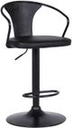 Armen Living Eagle Black Adjustable Bar Stool-0