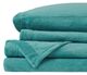 Olliix by True North by Sleep Philosophy Soloft Plush Teal Queen Sheet Set-0