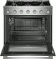 Bosch® 500 Series 36” Stainless Steel Pro Style Gas Range-1
