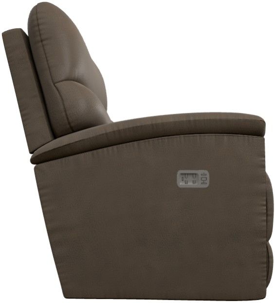 La-Z-Boy® Trouper Mink Power Wall Recliner with Headrest and Lumbar-2
