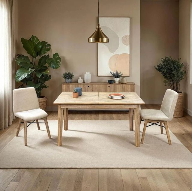 LH Home Gia Light Diftwood Dining Table-2