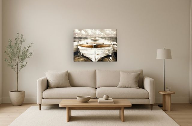 Classy Living Contemplative Coastal Serenity Wall Art-1