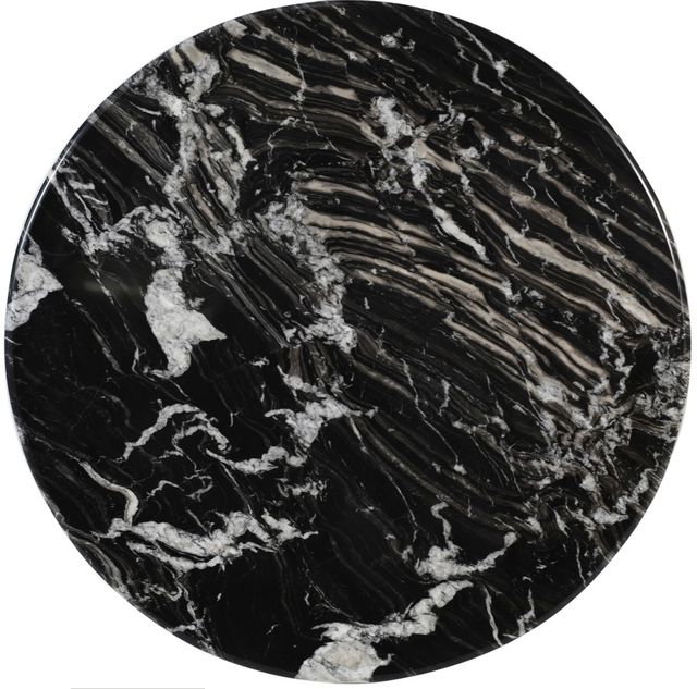 Meridian Furniture Formentera Black Marble Coffee Table-2