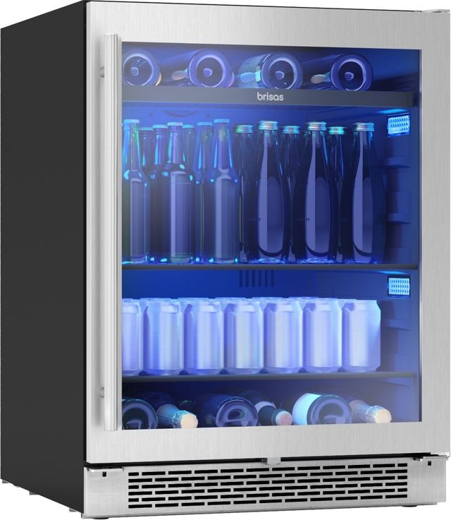Zephyr Brisas 24" 5.1 Cu. Ft. Stainless Steel Beverage Center-1