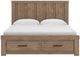 Signature Design by Ashley® Oliandon Light Brown King Panel Storage Bed-3