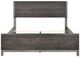 Homelegance® Zephyr Antique Silver/Brownish Gray California King Panel Bed-4