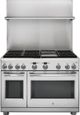 GE® 48" Stainless Steel Professional Backsplash-0