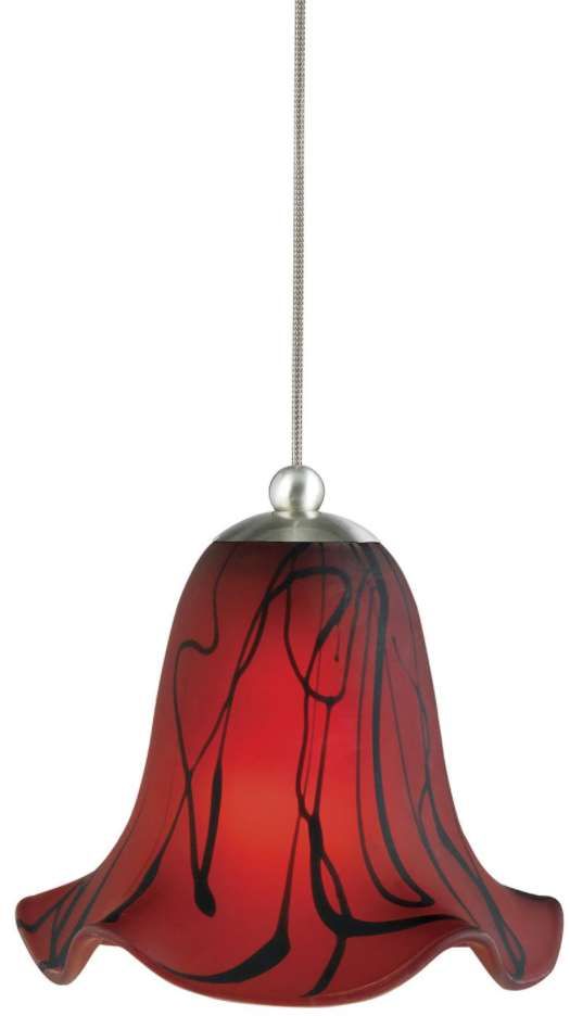 Cal® Lighting & Accessories Red Drizzle Pendant-0