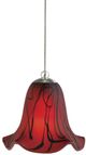 Cal® Lighting & Accessories Red Drizzle Pendant-0