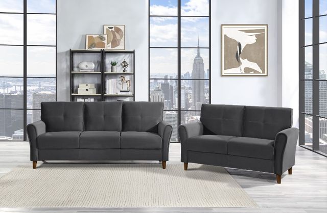 Homelegance® Dunleith Gray Loveseat-4