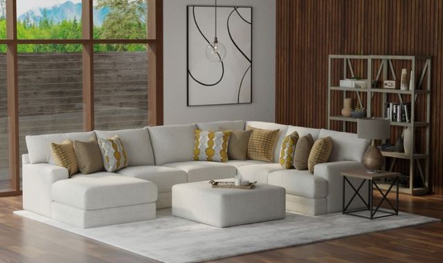 Jackson Furniture Tori 4-Piece Birch Left-Arm Facing Sectional with Ottoman-1