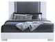 Global Furniture USA Ylime Smooth White King Upholstered Panel Bed-2