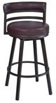 Armen Living Madrid Brown 30" Bar Stool-0