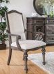 Furniture of America® Arcadia 2-Piece Rustic Natural Dining Arm Chair Set-2
