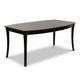 John Thomas Furniture® Cosmopolitan Salerno Coal Dining Table with Black Legs-0