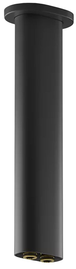 KOHLER® Statement® Matte Black 10" Ceiling-Mount 2-Function Rainhead Arm and Flange-0
