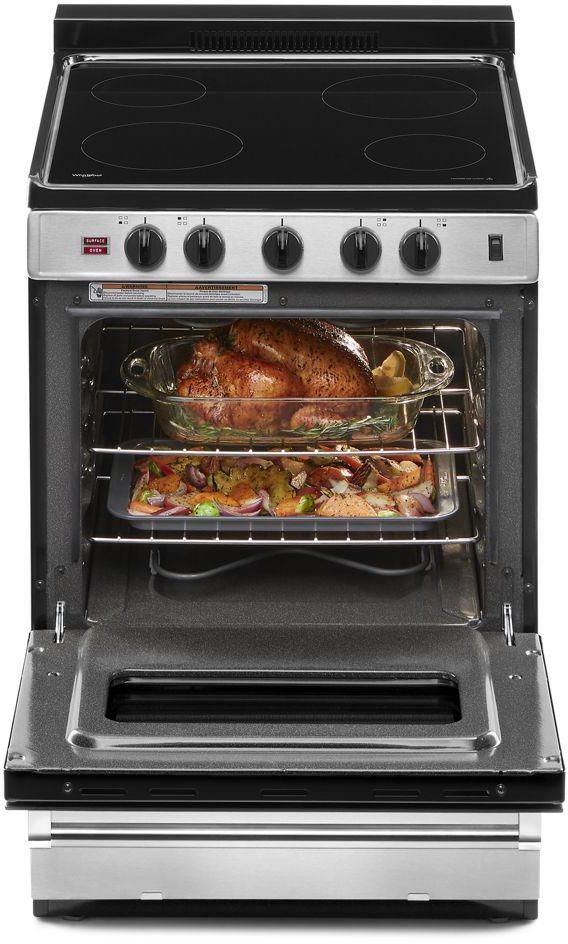 Whirlpool® 24" Stainless Steel Freestanding Electric Range-4
