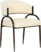 TOV Furniture Tatum Bronze/Cream Dining Chair-0