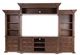 Vintage Furniture Chalet Walnut 4 Piece Entertainment Wall Unit-0