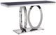 ACME Furniture Zasir Gray Sofa Table with Mirrored Silver Base-0