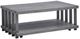 Magnussen Home® Eldridge Weathered Gravel Cocktail Table with Casters-0