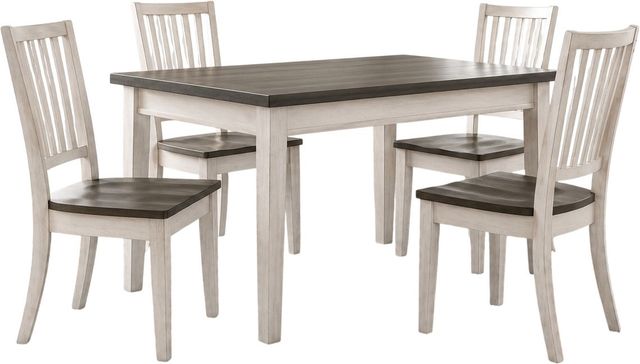 aspenhome® Caraway 5-Piece Aged Ivory Dining Set-0