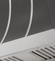 AGA Cascade 36" Slate Wall Mounted Range Hood  with Brushed Nickel Trim-1
