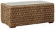 Furniture Classics Laguna 24" Glass Top Cocktail Table with Brown Base-0