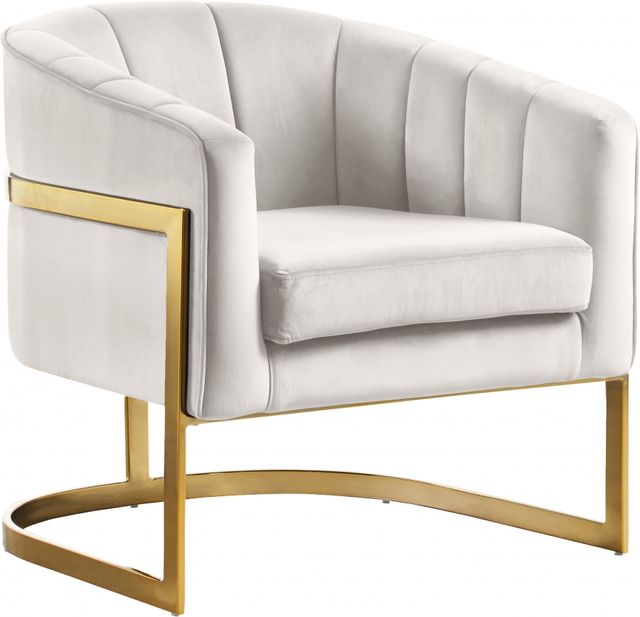 Meridian Furniture Carter Cream Chair-0