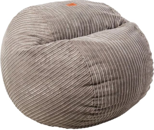 CordaRoy's® Original Gray Terry Corduroy Full Bean Bag Chair-0
