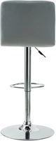 Powell® Brandt Gray Adjustable Bar Stool-5