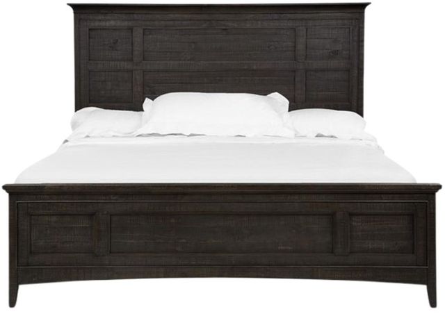 Magnussen Home® Westley Falls Graphite Complete California King Panel Bed with Storage Rails-2