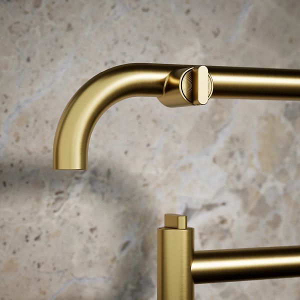 KOHLER® Components® Vibrant Brushed Moderne Brass Deck-Mount Pot Filler-2