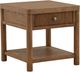 Dovetail Furniture Estrada Dark Brown Side Table-0