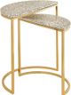 TOV Furniture Crete White Terrazzo Nesting Tables-3