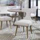 Uttermost® Klismos Oak/White Side Chair-1