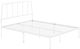 Sauder® Harvey Park® White Queen Platform Bed-1