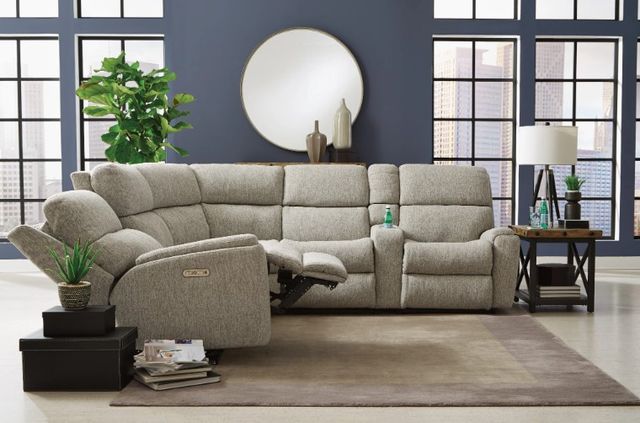 Flexsteel® Customizable Rio Power Reclining Sectional with Power Headrests-3