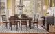 A-America® British Isles Antique Oak Extending Dining Table with Black Base-1