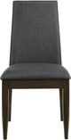 Coaster® Wes 2-Piece Grey/Dark Walnut Side Chairs-1
