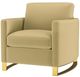 Coaster® Corliss Camel Upholstered Curved Track Arm Chair-2