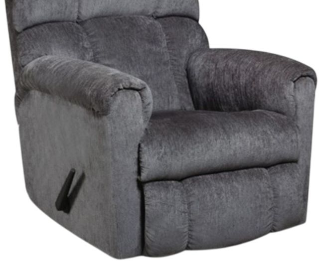 American Wholesale Furniture Hornet Gray Rocker Manual Recliner-1