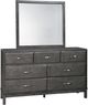 Signature Design by Ashley® Caitbrook Gray Dresser and Mirror Set-0