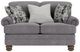 Flexsteel® Bay Bridge Gray Charcoal Loveseat-1
