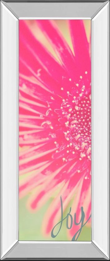 Classy Art Joy Flower by Susan Bryant Mirror Framed Wall Art-0