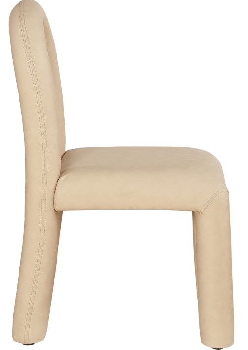 Meridian Furniture Amari Tan Vegan Leather Upholstered Dining Chair-2