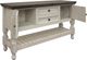 International Furniture Direct Stone Ivory Antiqued/Weathered Gray Sofa Table-2